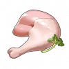 上質な鳥肉の素材画像