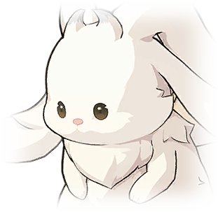 綿毛ウサギのキボ画像